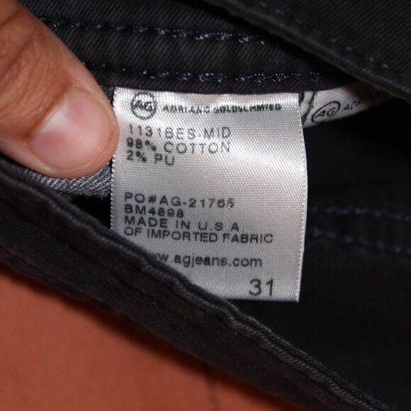 Adriano Goldschmield The Matchbox Slim Straight Jeans Women's Size 31 - Picture 9 of 13